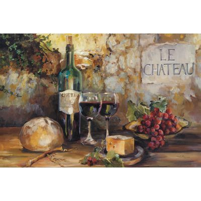 Le Chateau Wrapped Canvas Machine Made Print