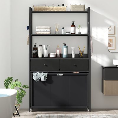 Laundry Room Organizer with Wheels
