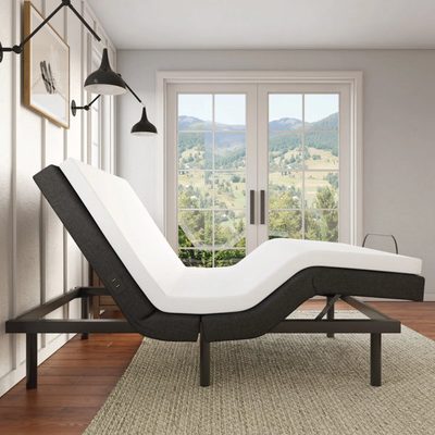 Sleep by Wayfair Massaging Zero Gravity Adjustable Bed