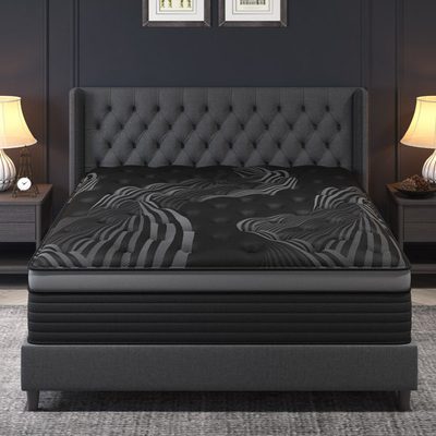 14" Medium-Firm Euro Top Cooling Memory Foam Hybrid Mattress in a Box