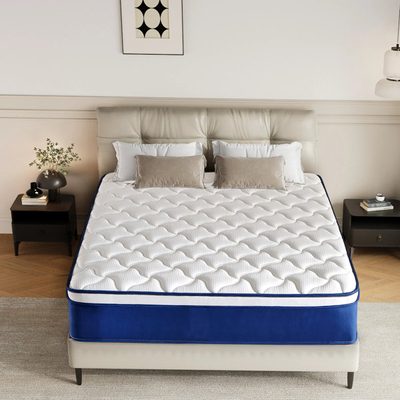 12" Medium Plush Hybrid Mattress in a Box with Cooling Gel Memory Foam