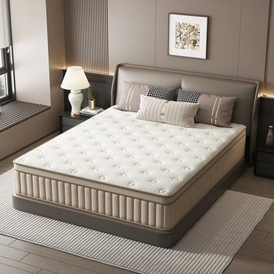 Poneto Medium Cooling Pocket Spring Hybrid Mattress in a Box