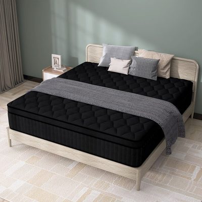 Medium Memory Foam Pocket Spring Hybrid Mattress, 12" to 14"