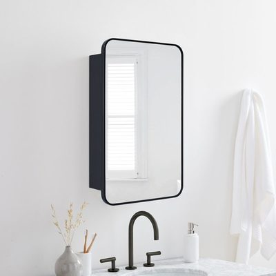 Garnes Recessed or Surface Mount Framed Medicine Cabinet