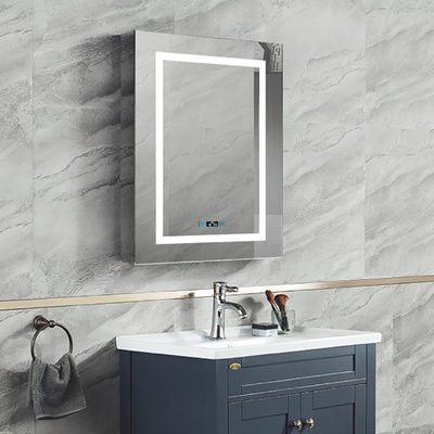 Surface Mount Frameless Medicine Cabinet with LED Lighting