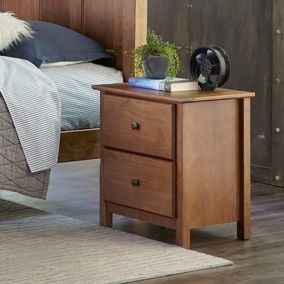 Grain Wood Shaker 20" Solid Wood Nightstand