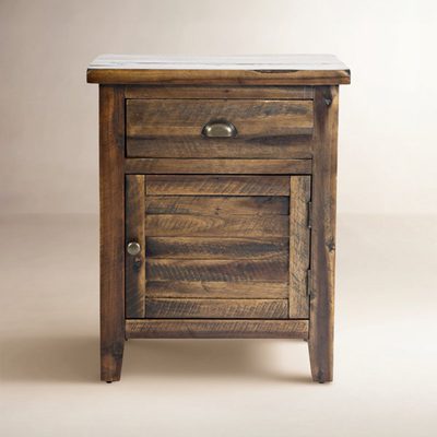 Castile 20" 1-Drawer Solid Wood Nightstand