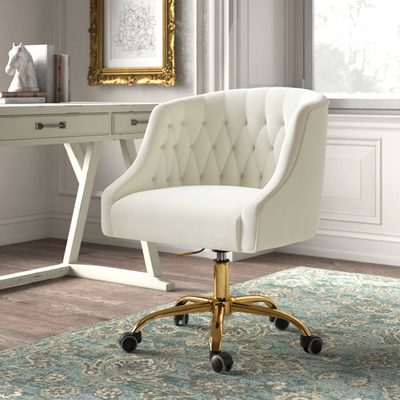 Doreen Velvet Hand-Curated Task Chair