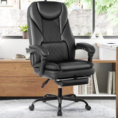 Azteca Ergonomic Executive Chair with Retractable Footrest