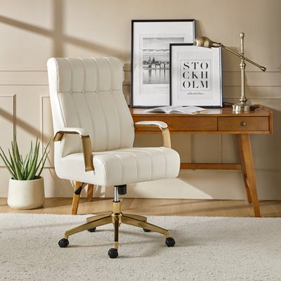 Leipzig Tufted Leather Executive Chair