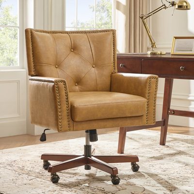 Meroy Transitional 360-Degree Swivel Tilting Office Chair
