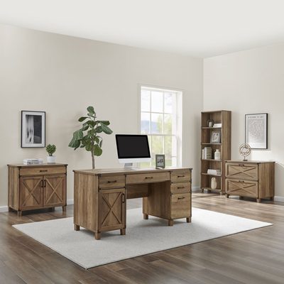 4-Piece Executive Desk Office Set