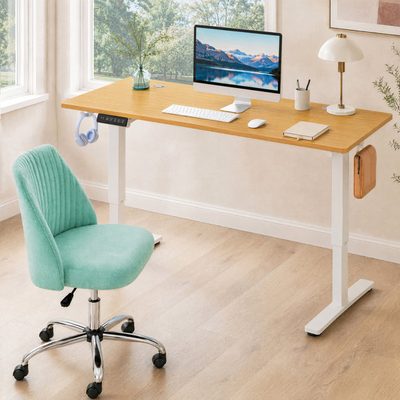 Ergonomic Standing Desk and Height-Adjustable Chair Set