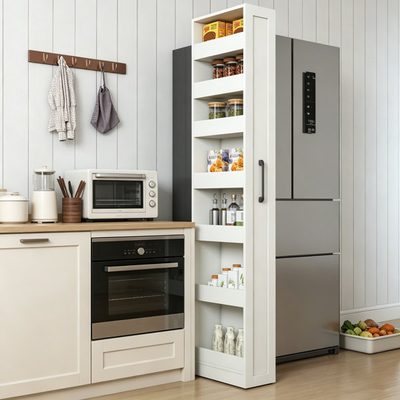 7-Tier Pull-Out Narrow Storage Shelf