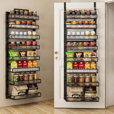 Over the Door Pantry Organizer with Adjustable Baskets