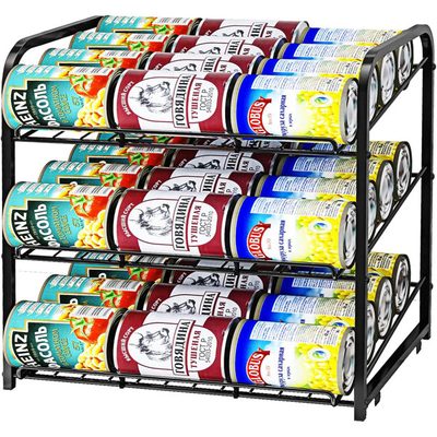 3-Tier Stackable Can Rack Organizer for 36 Cans