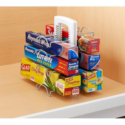 YouCopia WrapStand Kitchen Wrap, Foil and Bag Caddy