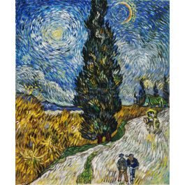 Road with Cypress and Star, Vincent van Gogh