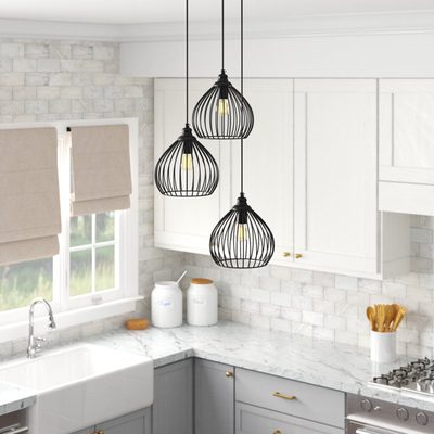 Fircrest 3-Light Cluster Teardrop Pendant