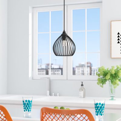 Fircrest 1-Light Dimmable Metal Dome Pendant