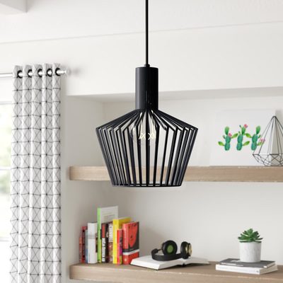 Celyn 1-Light Metal Lantern Pendant