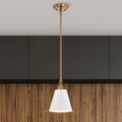 Gertie 7" 1-Light Cone Single Pendant