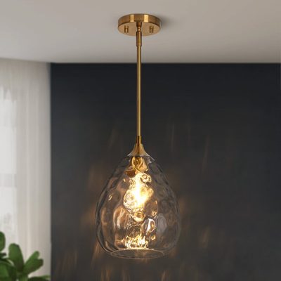 Teandrea 7.8" 1-Light Dimmable Pendant with Adjustable Length