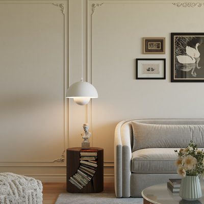 1-Light Pendant with Metal Shade