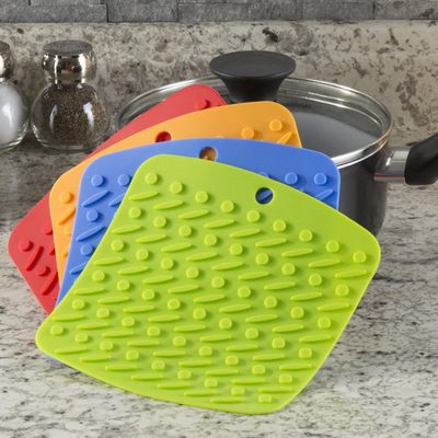 Lavish Home Silicone Pot Holder and Trivet Mat