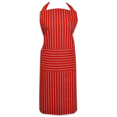 Zimmerman Striped Cotton Bib Apron