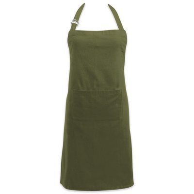Solid Color Cotton Chef Apron