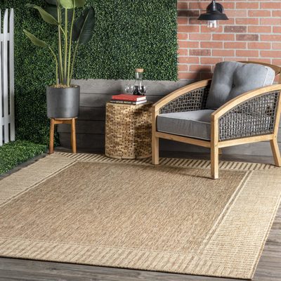 Alegre Bordered Indoor/Outdoor Rug