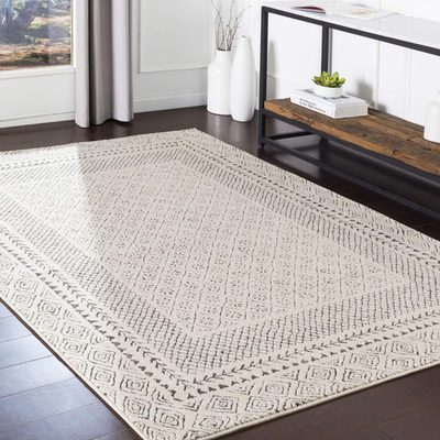 Calvo Light Beige / Charcoal Area Rug