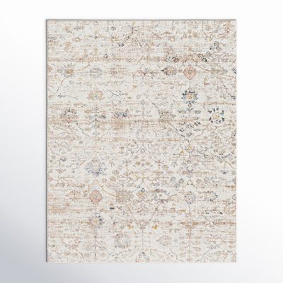 Benfield Beige Machine Washable Area Rug