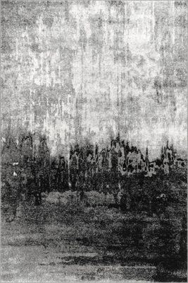 Abstract Rainfall Rug – Black