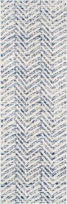 Antique Chevron Rug – Blue