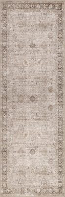 Bayberry Spill Proof Vintage Washable Rug – Sand