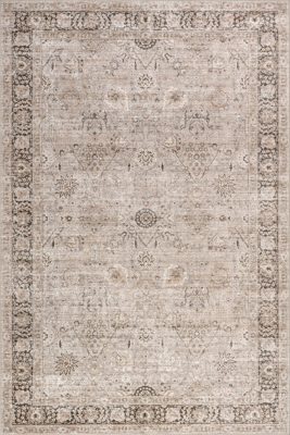Bayberry Spill Proof Vintage Washable Rug – Sand
