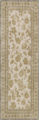 Botanica Hand Tufted Botanical Wool-Blend Rug – Olive Green