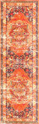 Center Medallion Rug – Orange