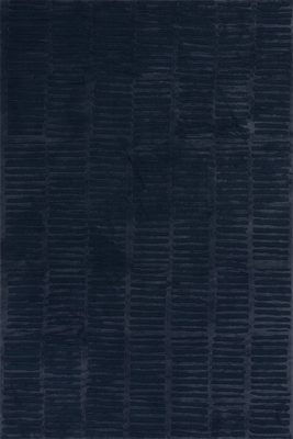 Cranbury Plush Textured Washable Rug – Blue