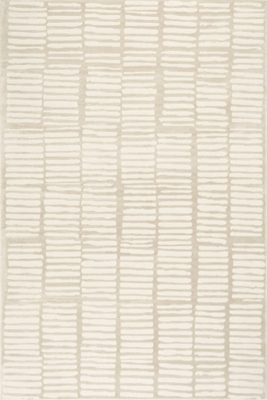 Cranbury Plush Textured Washable Rug – Cream