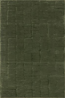 Cranbury Plush Textured Washable Rug – Green