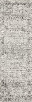 Diamond Mosaic Washable Rug – Grey