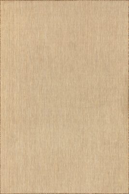 Dorinda Hazy Solid Indoor/Outdoor Rug – Brown