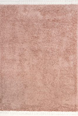 Dream Solid Shag Rug – Blush