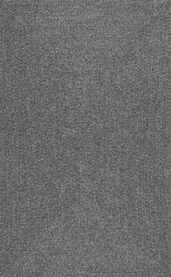 Everywhere Hand-Braided Indoor/Outdoor Rug – Charcoal