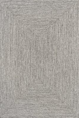 Everywhere Hand-Braided Indoor/Outdoor Rug – Salt And Pepper