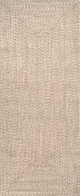 Everywhere Hand-Braided Indoor/Outdoor Rug – Tan