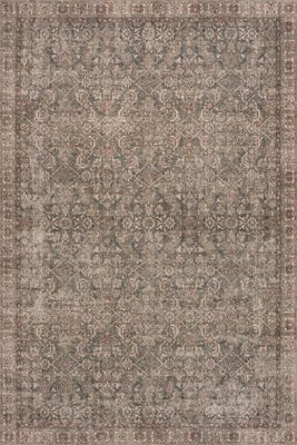 Fair Hills Antiqued Jute-Blend Rug – Brown